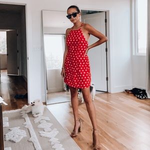 Zara halter linen dress